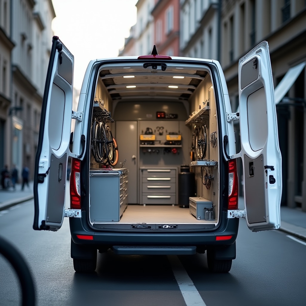 Furgone attrezzato del tecnico Talivrix